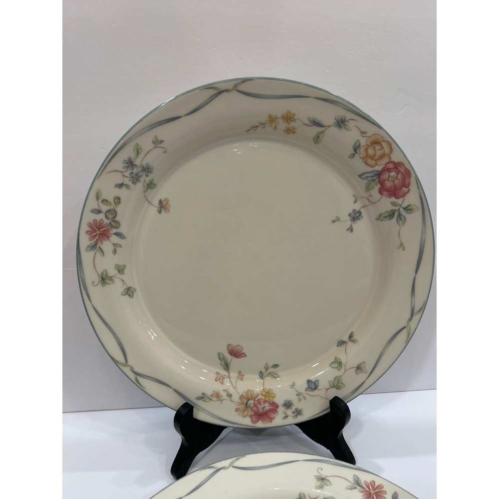 Lenox Country Cottage Courtyard Chinastone Dinner Plates Set of 2 Floral USA
